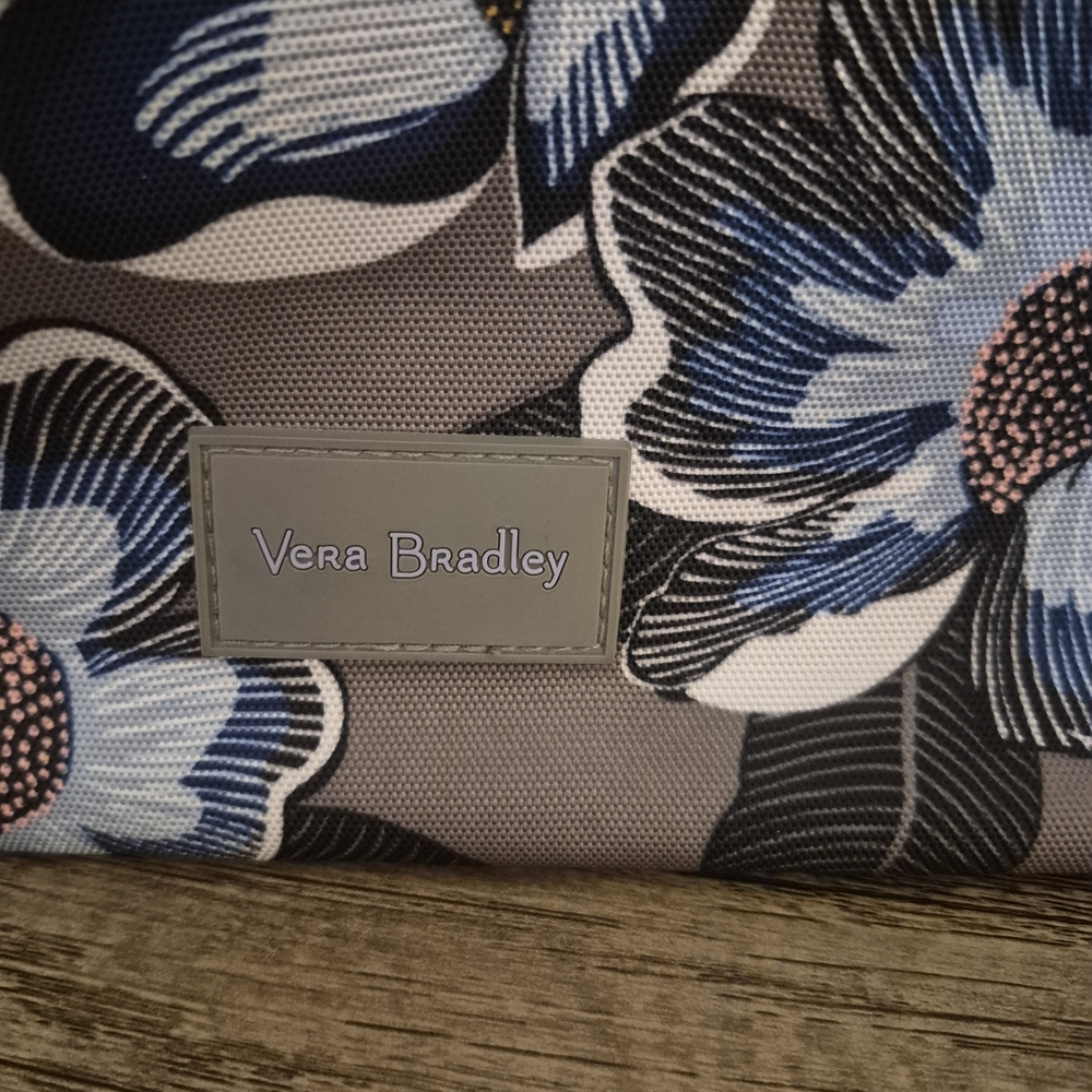 Vera Bradley Floral Gray Women's Crossbody Bag - Picture 2 of 6